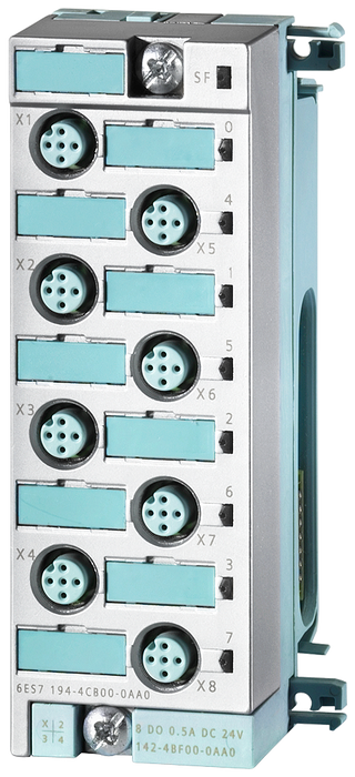 SIEMENS DP CONNECTING MDULES ET 200PRO 8 X M12