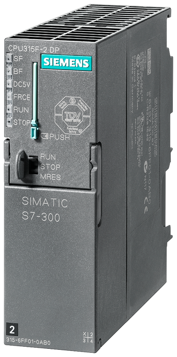 SIEMENS S7-300 CPU 315F-2DP 384KB 24 VDC