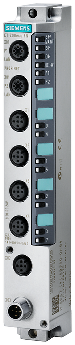 SIEMENS DP ET 200ECO PN 8 DO 24 V DC/1 3 A 4XM12 DUPLICATE ASSIGNMENT DEGREE OF PROTECTION IP67