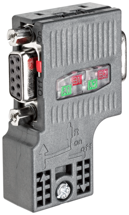 SIEMENS PB Connector, 90 Degree, with PG Socket SKU: 6ES7972-0BB52-0XB0