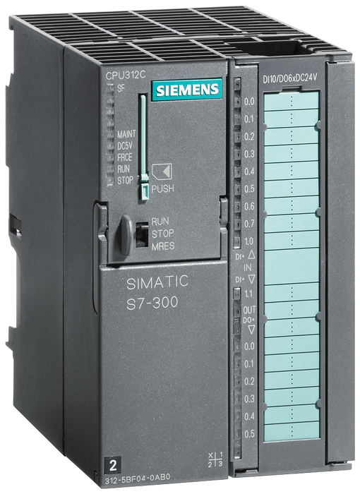 SIEMENS S7-300 CPU 312C 10ED 6SD 64KB 40 PIN
