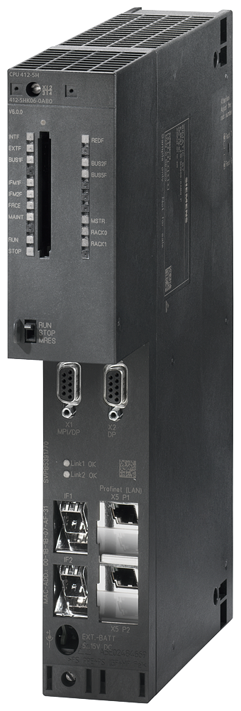 SIEMENS SIMATIC S7-400 CPU 412-5H 1MPI/DP 1DP 1PN 2 P-MOD SYNC