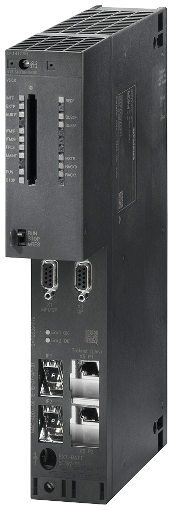 SIEMENS SIMATIC S7-400 CPU 417-5H 1MPI/DP 1PN 2MOD SYNC 32MB