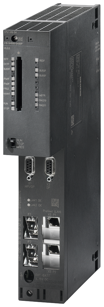 SIEMENS SIMATIC S7-400H CPU 416-5H 1MPI/DP 1DP 1PN 2MOD SYNC 16MB
