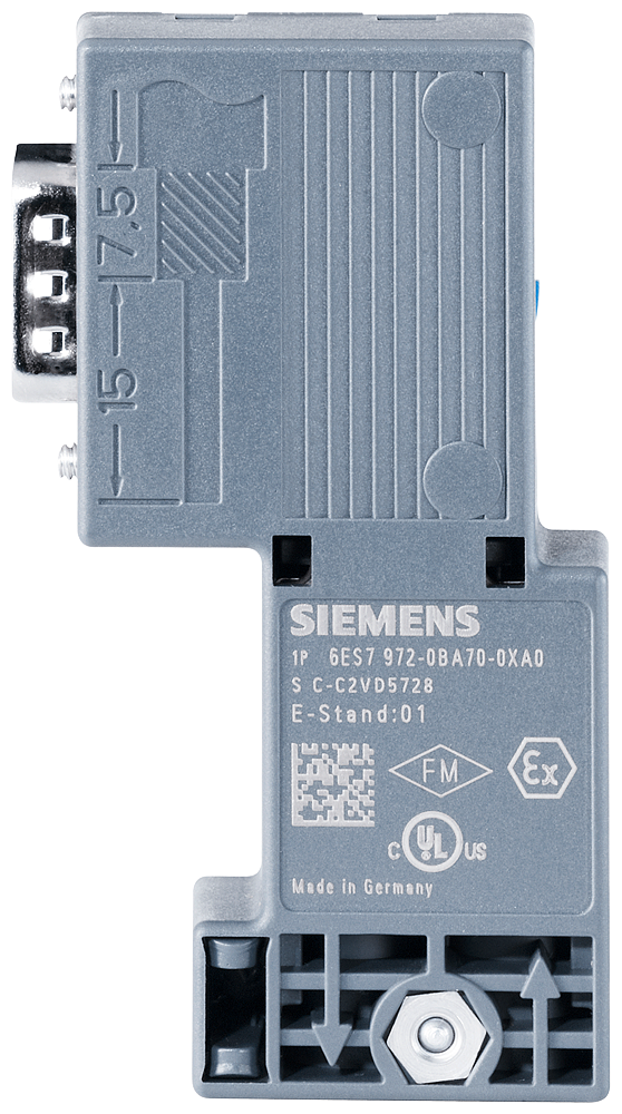 SIEMENS DP CONECTOR PROFIBUS 12MB/S 90 GRAD FAST CONNECT