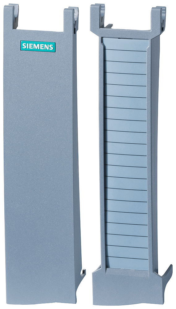 SIEMENS S7-1500 SPARE PART FRONT DOOR FOR 35 MM WIDTH I/O MODULES CONSISTING OF: * FRONT DOOR (UNLASERED) * LABELING STRIPS (FRONT) * WIRING DIAGRAM 5 UNITS PER PACKING UNIT