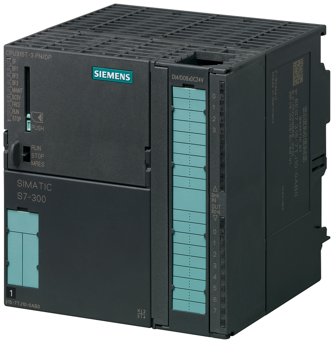 SIEMENS S7-300 CPU315T-3 PN-DP MPI-DP-PN