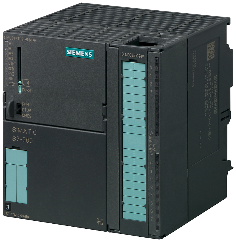 SIEMENS S7-300 CPU 317T-3 PN-DP REQ CONECTOR F 1X40PIN Y MMC MIN 8MB