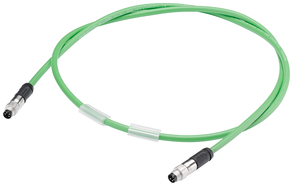 SIEMENS CABLE M8 AMBOS EXTR. 2X M8 4P LONG 1M