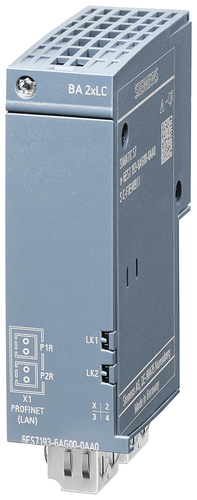 SIEMENS BUS ADAPTER BA 2XLC 2X LC FOC CONNECTIONS FOR PROFINET