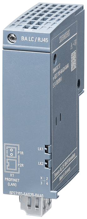 SIEMENS BUS ADAPTER: BA LC/RJ45 MEDIA CONVERTER FOC/CU 1X LC FO CONNECTION AND 1X RJ45 CONNECTION FOR PROFINET
