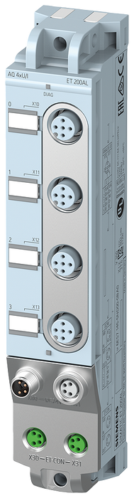 SIEMENS ET 200AL AQ 4XU/I 4XM12 DEGREE OF PROTECTION IP67