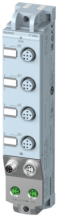 SIEMENS ET 200AL DI 8X 24 V DC 4X M12 DEGREE OF PROTECTION IP67