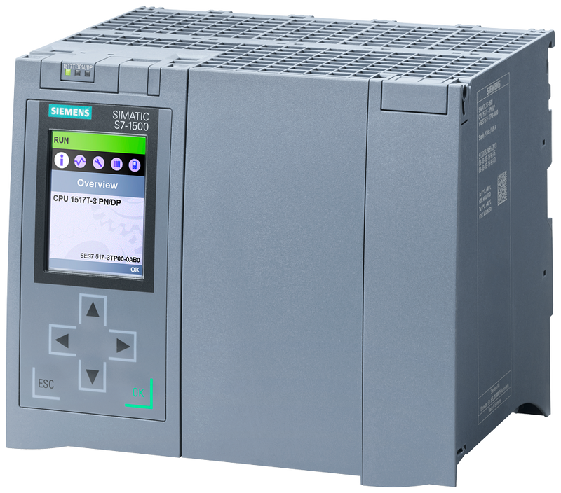 SIEMENS S7-1500 CPU 1517T-3 PN/DP PROF-IRT 2-PORT SWITCH ETHERNET PROFIBUS 3MB-PROG AND 8MB-DATA