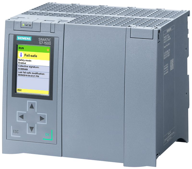 SIEMENS S7-1500 CPU 1517TF-3 PN/DP PROF-IRT 2-PORT SWITCH ETHERNET PROFIBUS 3MB-PROG 8MB-DATA