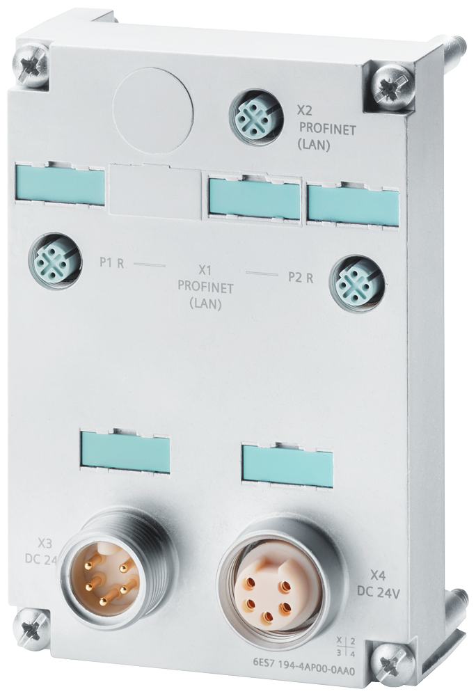 SIEMENS DP CONNECTION MODULES FOR ET 200PRO CPU 1516PRO-2 PN 3XM12 AND 2X7/8IN FOR 2XPROFINET