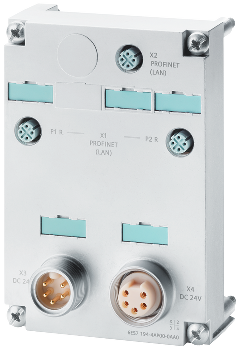 SIEMENS DP CONNECTION MODULES FOR ET 200PRO CPU 1516PRO-2 PN 3XM12 AND 2X7/8IN FOR 2XPROFINET