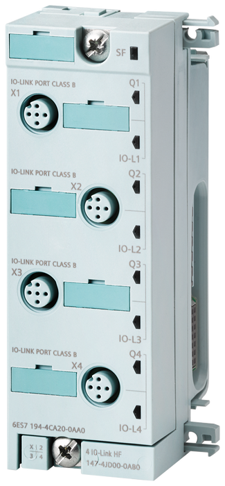 SIEMENS DP CONNECTION MODULE FOR IO-LINK MASTER ET 200PRO 4XM12 PLASTIC VERSION