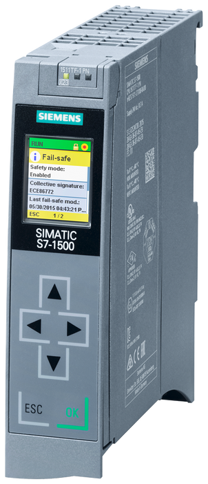 SIEMENS S7-1500T CPU 1511TF-1 PN PROF-IRT WITH 2-PORT SWITCH 225KB-PROG 1MB-DATA
