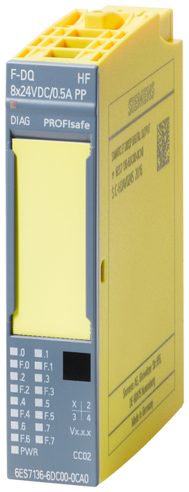 SIEMENS ET200SP MODULO F-DQ 8X24VDC 0.5A