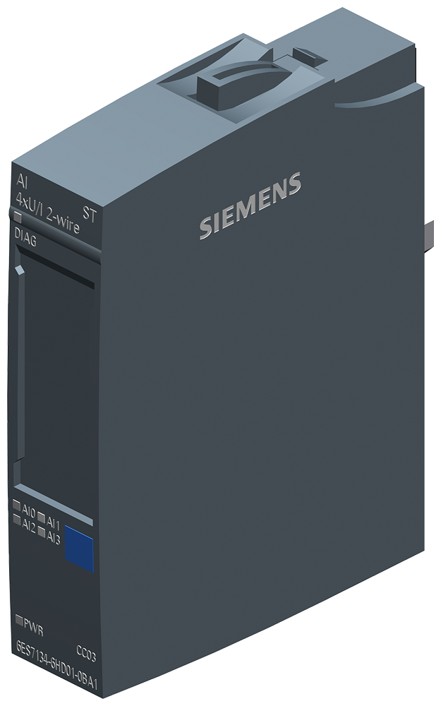 SIEMENS ET 200SP ANALOG INPUT MODULE AI 4XU/I 2-WIRE STANDARD PACKING UNIT: 10 PIECES FITS TO BU-TYPE A0 A1 COLOR CODE CC03 MODULE DIAGNOSIS 16BIT +/-0 3%