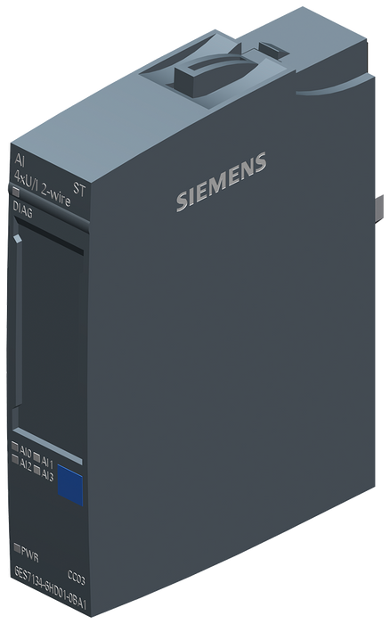 SIEMENS ET 200SP ANALOG INPUT MODULE AI 4XU/I 2-WIRE STANDARD PACKING UNIT: 10 PIECES FITS TO BU-TYPE A0 A1 COLOR CODE CC03 MODULE DIAGNOSIS 16BIT +/-0 3%