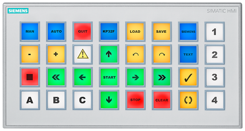 SIEMENS SIMATIC KP32F PN PANEL 32 TECLAS C/LED 16DI+16DO