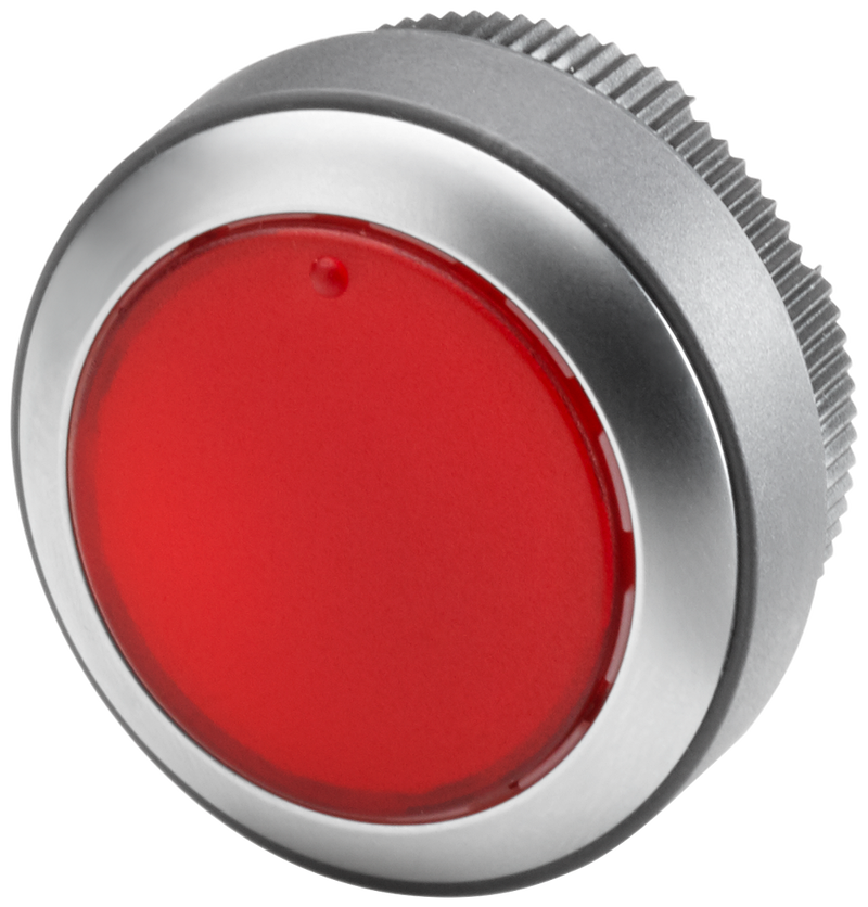 SIEMENS SIMATIC ILLUMINATED PUSHBUTTON FOR EXTENSION UNITS 22MM ROUND PLASTIC MOMENTARY CONTACT TYPE WITH INTEGRATED WHITE LED WITH 5 COLORED LENSES(COLORLESS RED YELLOW GREEN BLUE) 1 NO CONTACT WITHO