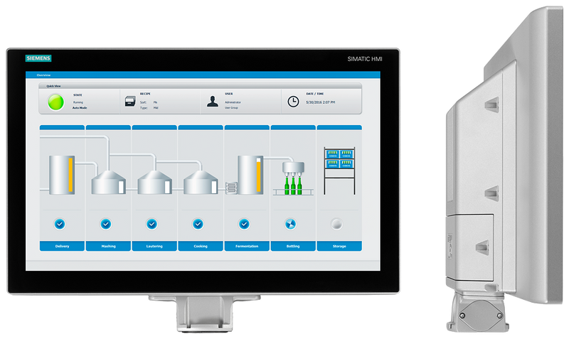 SIEMENS SIMATIC HMI TP1200 COMFORT PRO PEDESTAL COMFORT PANEL TOUCH OPERATION 12IN WIDESCREEN-TFT-DISPLAY 16 MIL COLORS PROFINET INTERFACE MPI/PROFIBUS DP INTERFACE 24 MB USER MEMORY WEC 2013 CONFIGUR