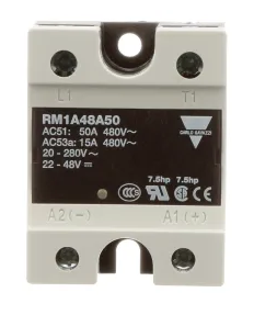 CARLO GAVAZZI REL EDO SOLIDO P/PANEL 1F 50A 42-530VAC CTRL20-280V