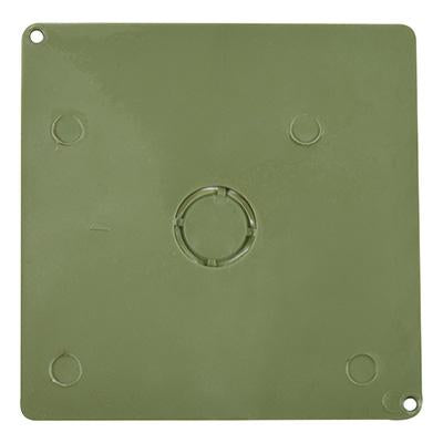 TAPA CUADRADA PVC VERDE 19mm (3/4)