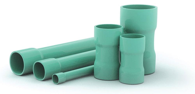COPLE PVC VERDE ELECTRICO 38mm (1-1/2)