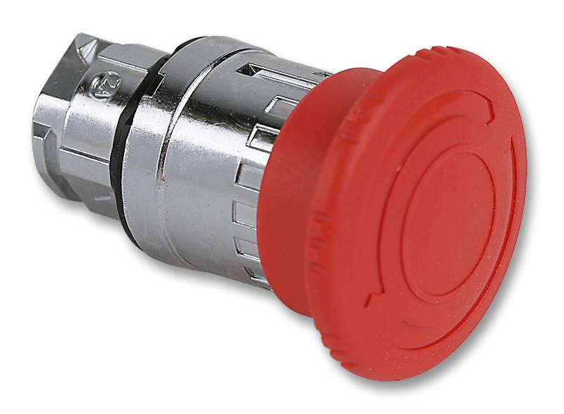 TELEMEC CABEZA PARO DE EMERGENCIA HONGO ROJO GIRAR P/DESENCL