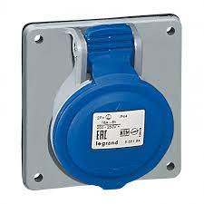 LEGRAND TOMA EMPOTRAR 3P+T 16A 200/250V 9H AZUL IP44 TEMPA