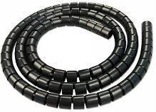 ESPIRAL PLASTICO 1" NEGRO METRO