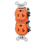 LEVITON CONTACTO DUPLEX TIERRA AISLADA 20A 125VAC NARANJA