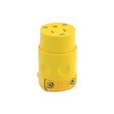 LEVITON TOMA RECTA 2P+T 15A 125VAC 5-15R AMARILLA