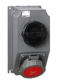 LEGRAND TOMA C/INTERRUPTOR 3P+T 440/460VAC 11H ROJO IP66/67 HYPRA