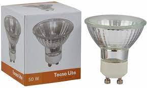 TECNOLITE Lamp Halógenas Gu10 50W Gu10-50/C SKU: GU10-50-C