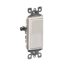 LEVITON 5601-2W DECORA APAGADOR 15A 120/277V COLOR BLANCO