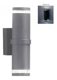 TECNOLITE ARBOTANTE EXTERIOR P/MURO 40W ANTRACITA