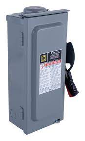 SQUARE D DESCONECT. SERV. PESADO 3P 100AMPS S/PORTAFUSIBLE