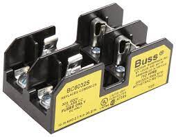 BUSS porta  Fusible clase CC Conector de Tornillo 2 Polos SKU: BMM603-2SQ