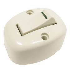 ROYER APAGADOR VISIBLE OVAL 10A 127V MARFIL