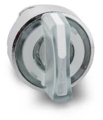 TELEMEC CABEZA SELECTOR BLANCO ILUM 2 POS SOST METAL