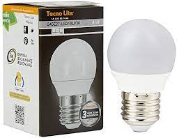 TECNOLITE Lamp Led Globo 4W100-240V3000Ke27250Lm G45E27-Led/4W/30 SKU: G45E27-LED-4W-30