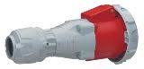 LEGRAND CLAVIJA AEREA 3P+T 16A 440-460V 11H ROJO IP44 TEMPRA