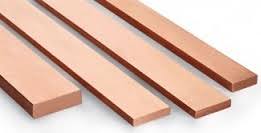 BARRA (SOLERA) DE COBRE DE 4"" X 1/4""