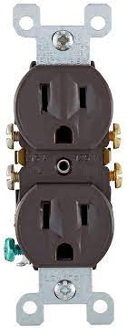 LEVITON CONTACTO DUPLEX 15A 125VAC CAFE