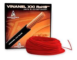 Cable VINANel rojo Caja 100 20 AWG SKU: CAVIN20R